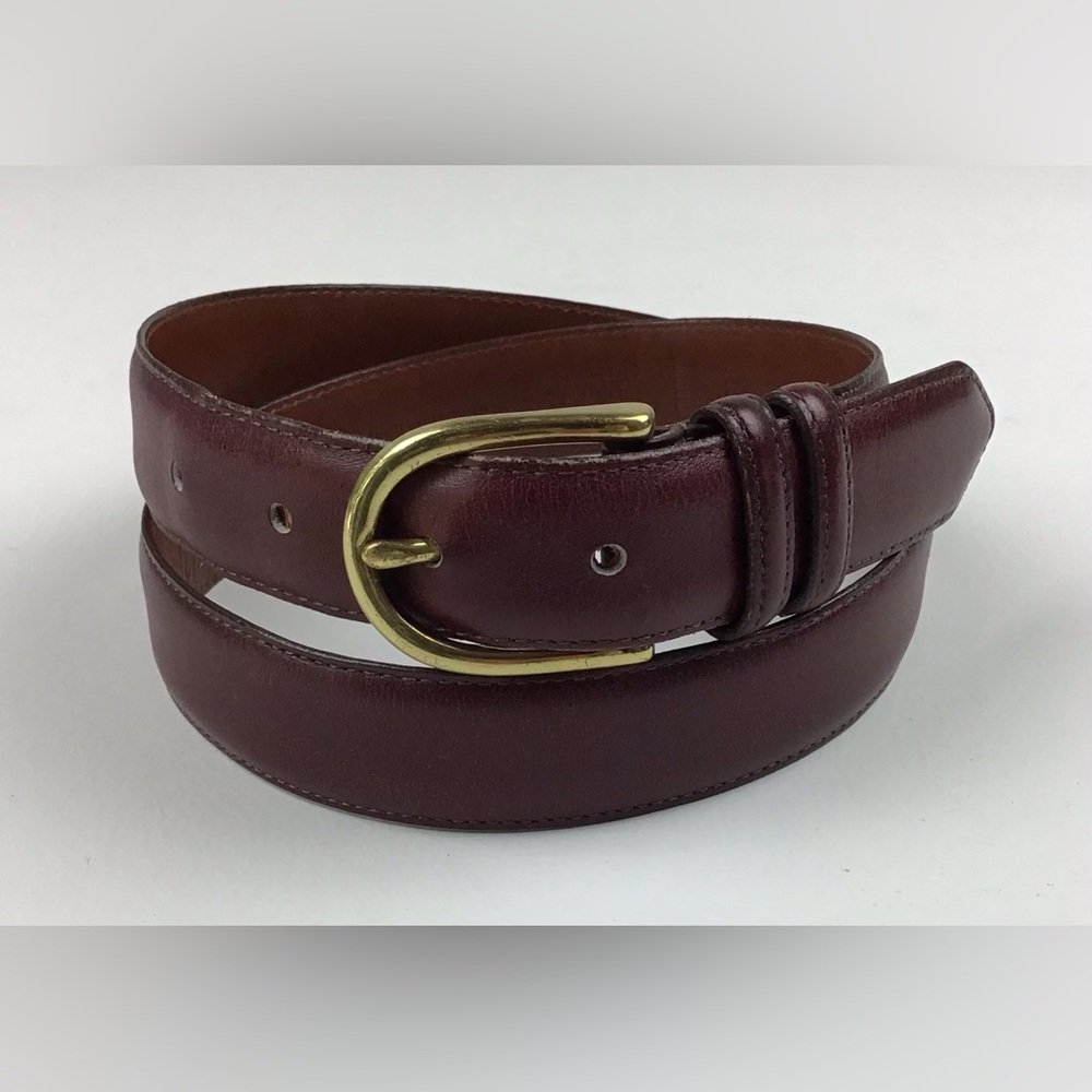 Coach 3858 leather belt size 34 cordovon